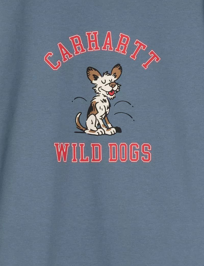 Carhartt WIP W' Short Sleeved Wild Dog T-Shirt Angelite