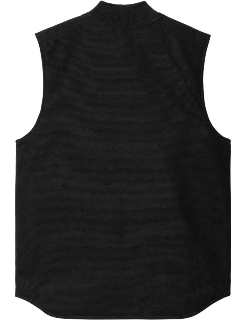Carhartt WIP Classic Vest Black Rigid Back View