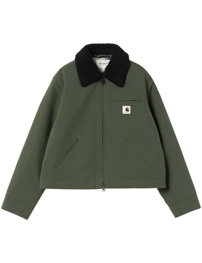 Carhartt WIP Women's Newkirk Jacket Opuntia Wild Dog Print