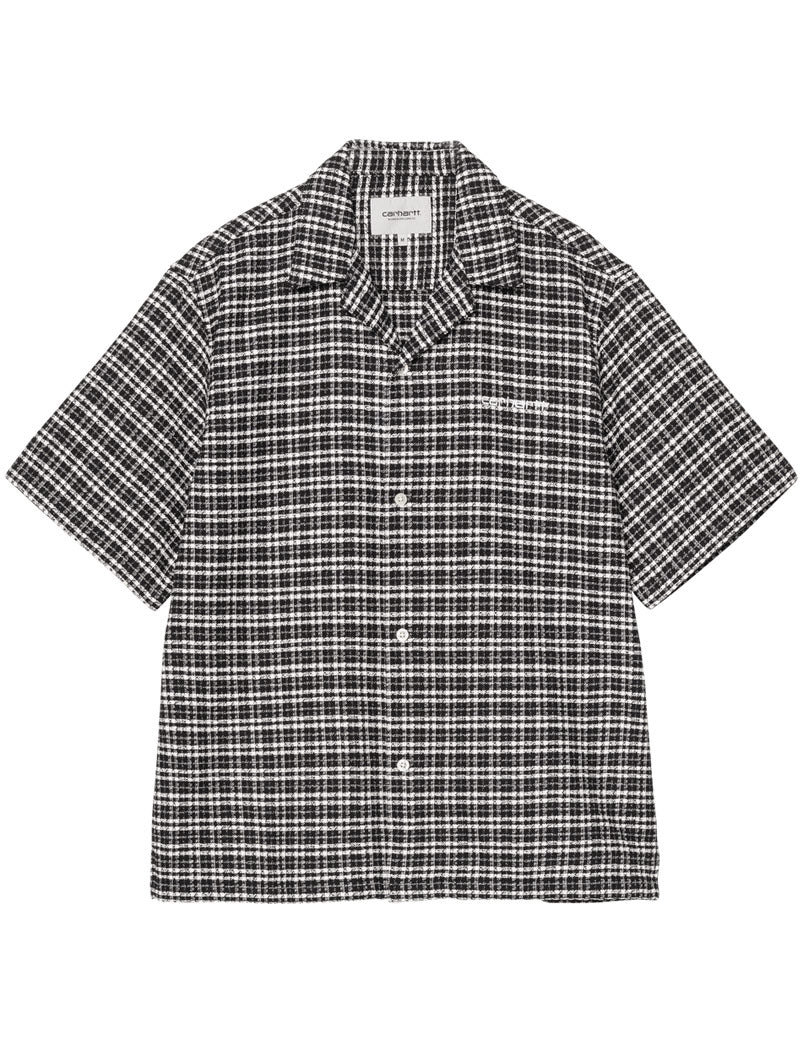 Carhartt WIP Short Sleeve Kander Shirt Check Blue River