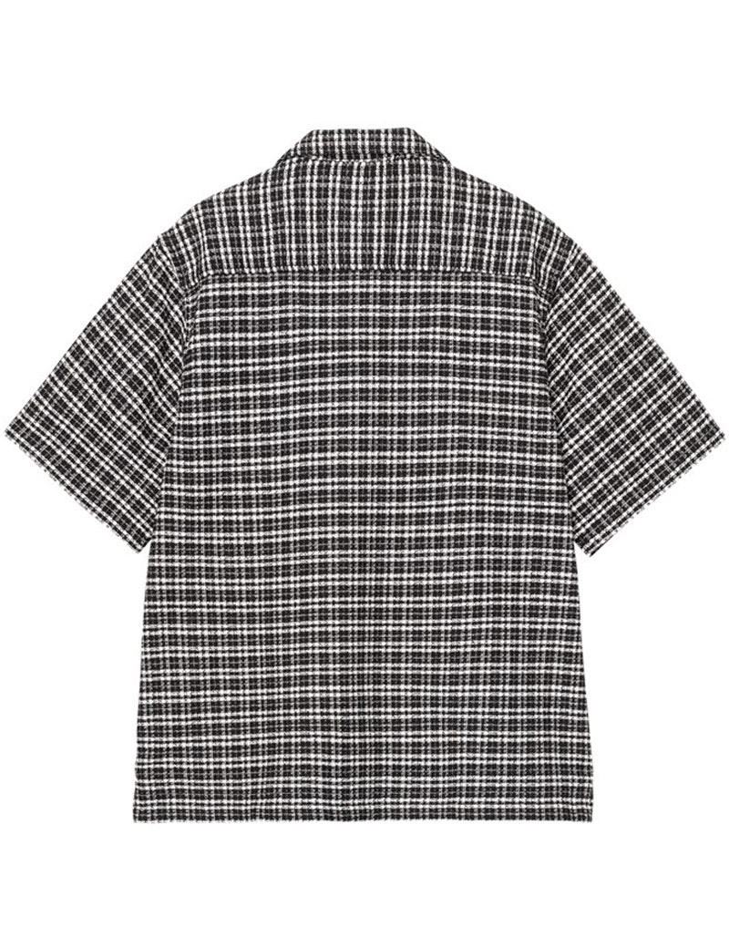 Carhartt WIP Short Sleeve Kander Shirt Check Blue River BaCK vIEW