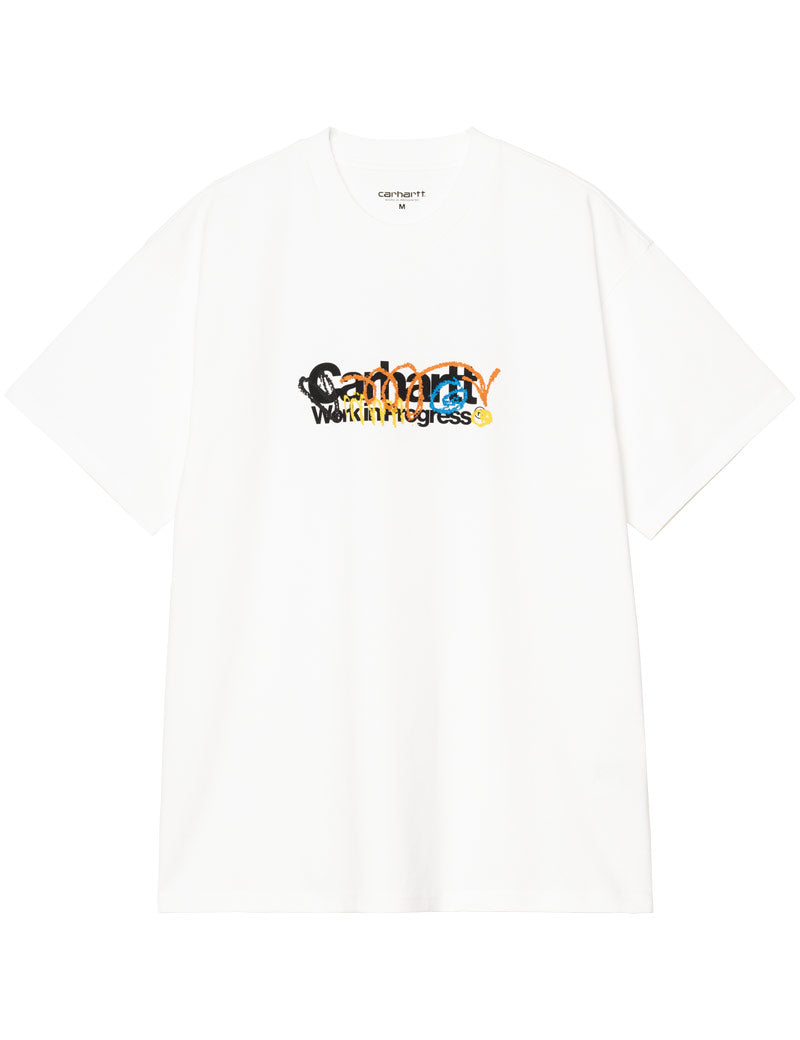 Carhartt WIP Short Sleeve Primary T-Shirt White Front