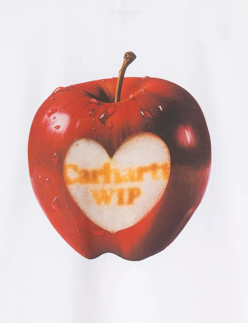 Carhartt WIP W' Short Sleeve Spoiled T-Shirt White Print Detail