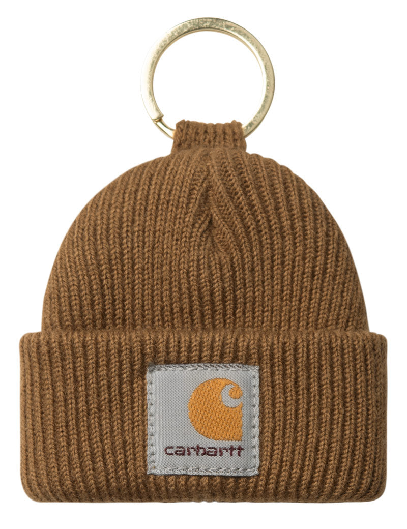 Carhartt WIP Mini Watch Hat Keychain Hamilton Brown Front