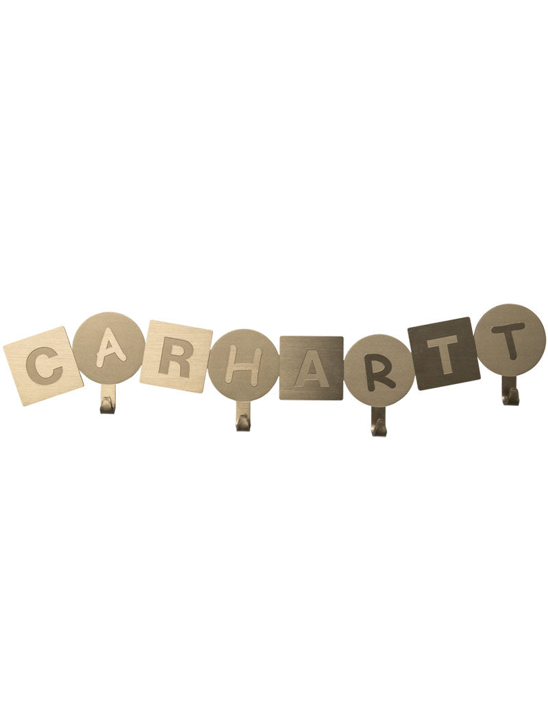 Carhartt WIP ABC Wall Coat Hanger Gold