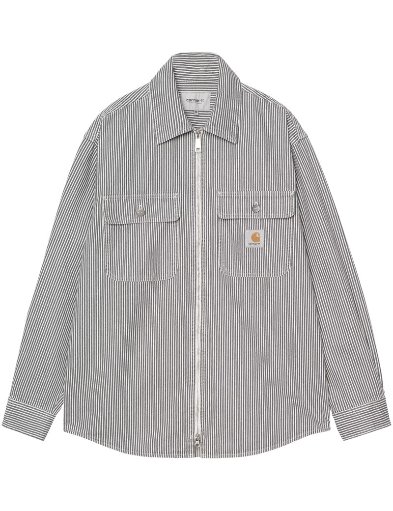 Carhartt WIP Mercer Shirt Jacket Graphite & Wax Stone Washed
