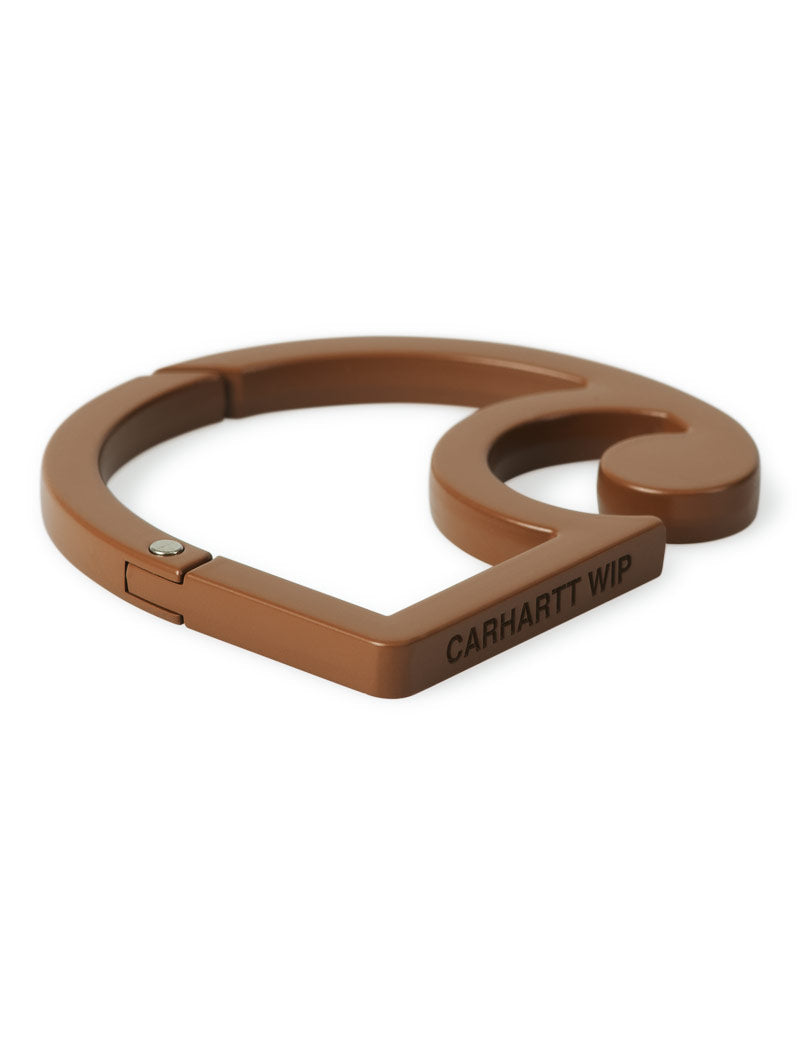 Carhartt WIP C-Logo Carabiner Brown Angle