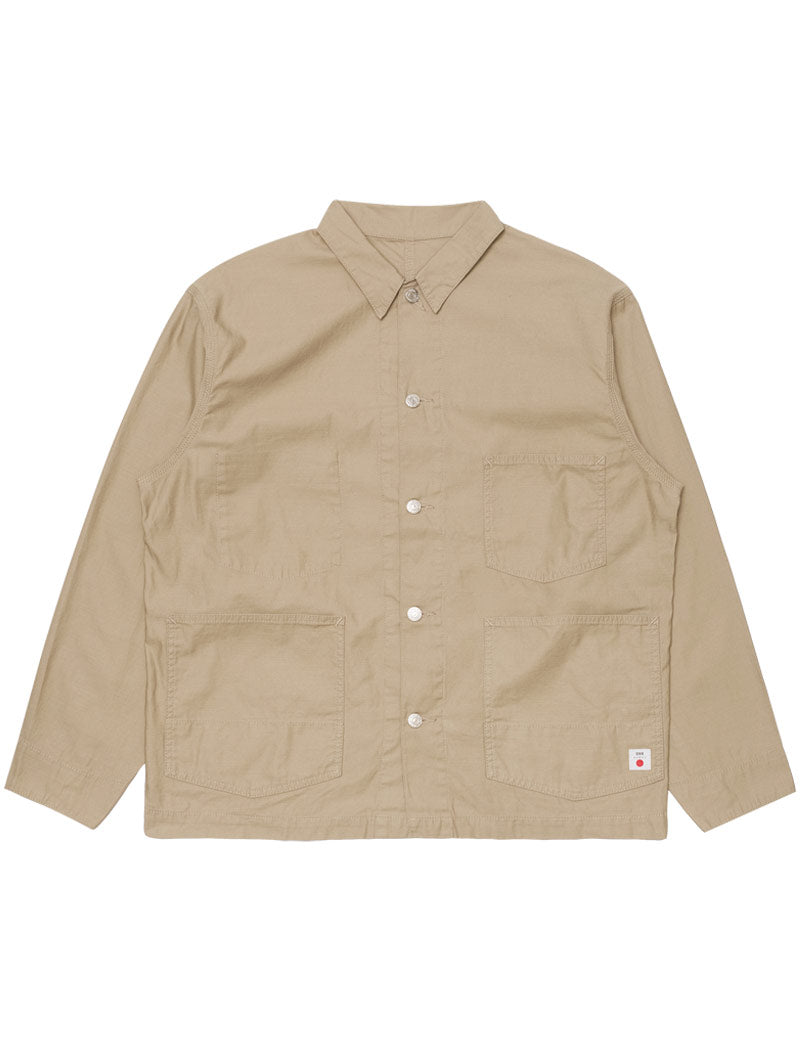 Edwin Coverall Shirt Beige