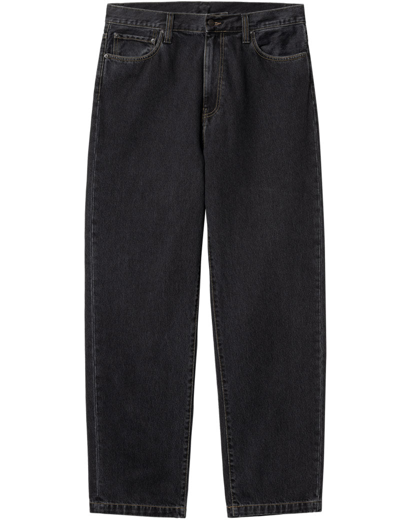 Carhartt WIP Aaron Pant Jeans Black, Stone Washed