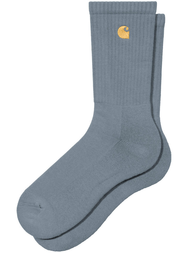 Carhartt WIP Chase Socks Cozy Blue Gold