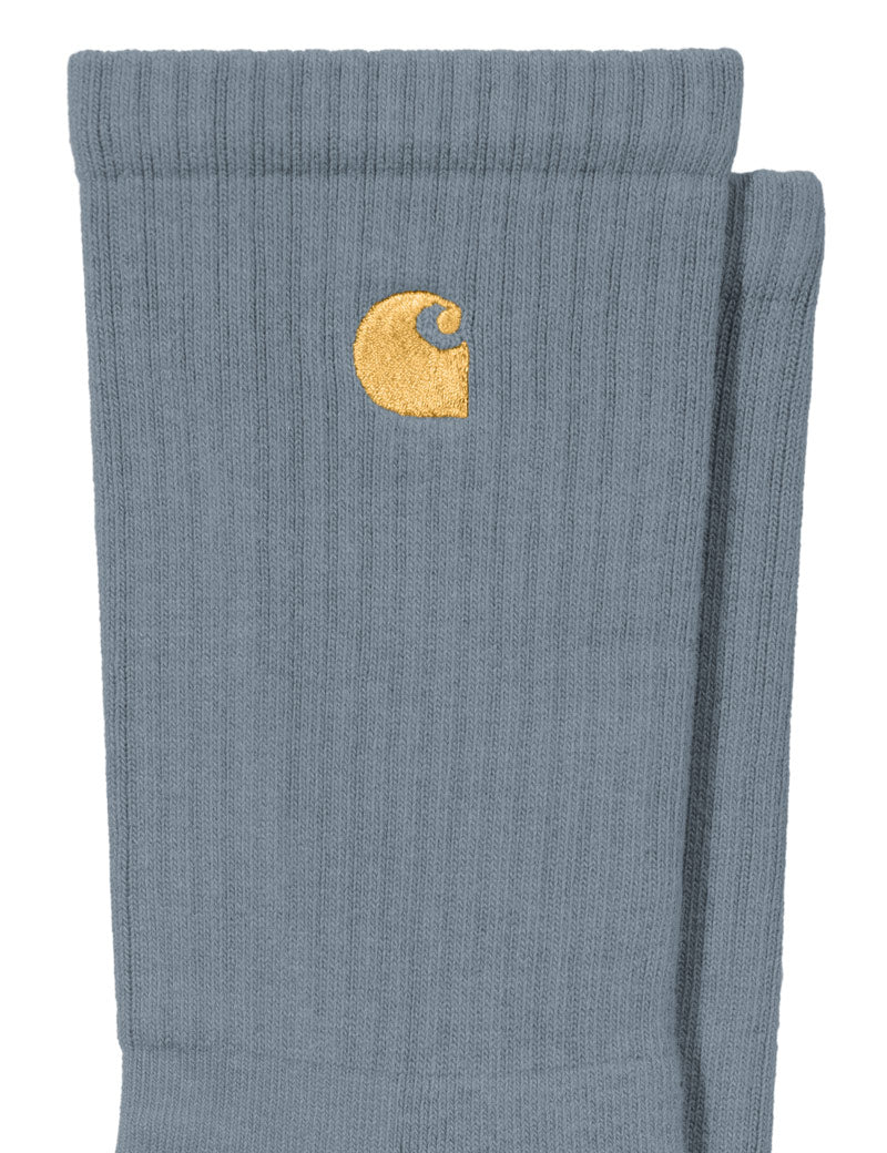 Carhartt WIP Chase Socks Cozy Blue Gold