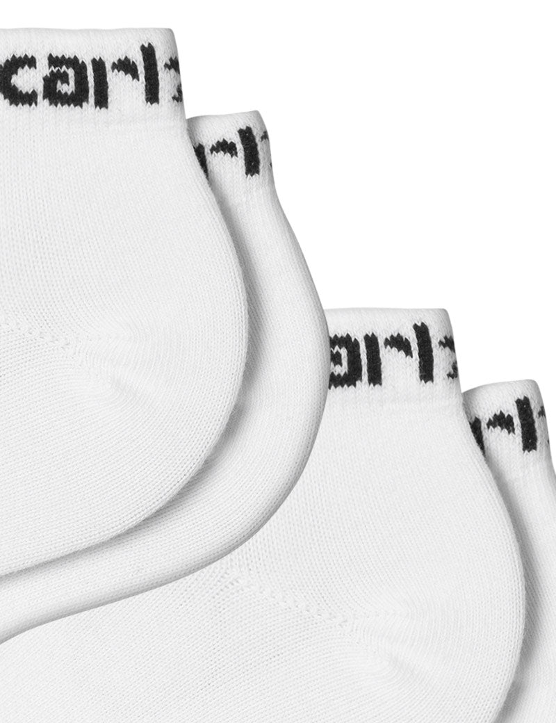 Carhartt WIP Script Sneakers Socks White And Black Embroidered Detail