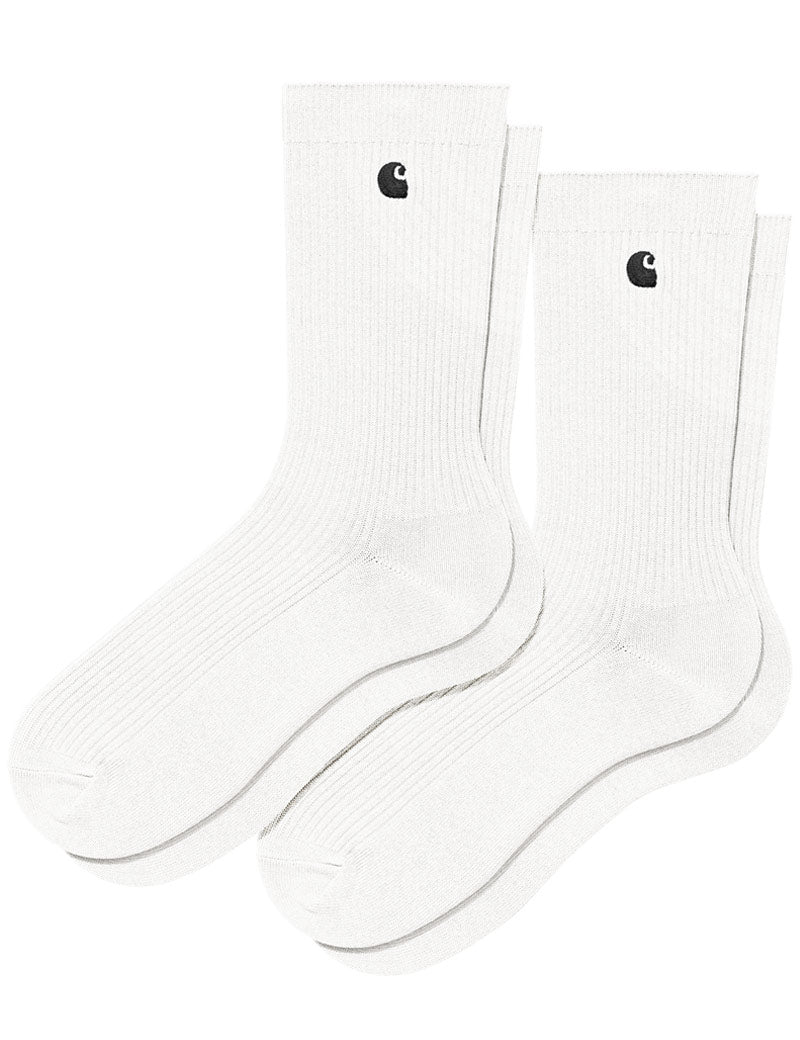 Carhartt WIP Madison Pack Socks White & Black