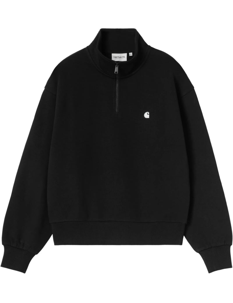 Carhartt WIP Women's Casey High Neck Sweatshirt Black & Silver Main