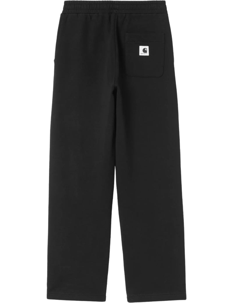 Carhartt WIP Women's Cassie Sweat Pant Black & Silver Back View
