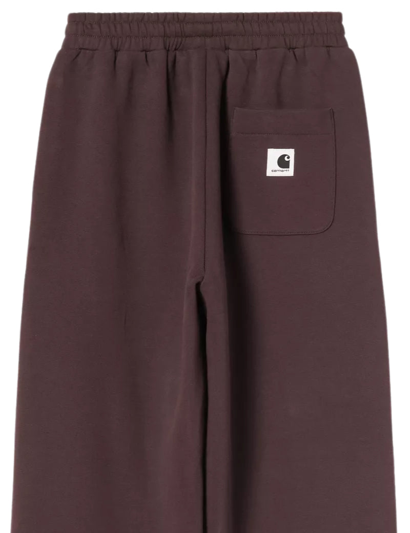 Carhartt WIP Women's Cassie Sweat Pant Palisander & Silver Pocket Detail