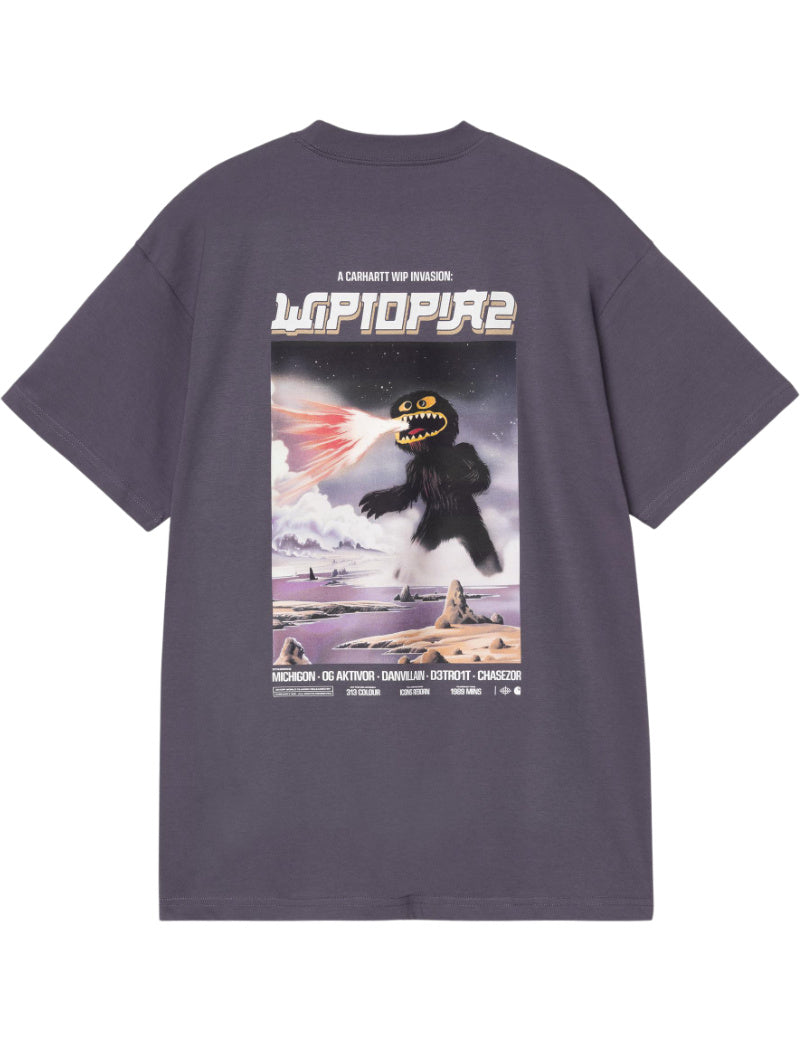 Carhartt WIP S/S Wiptopia II T-Shirt Shady Purple Back View