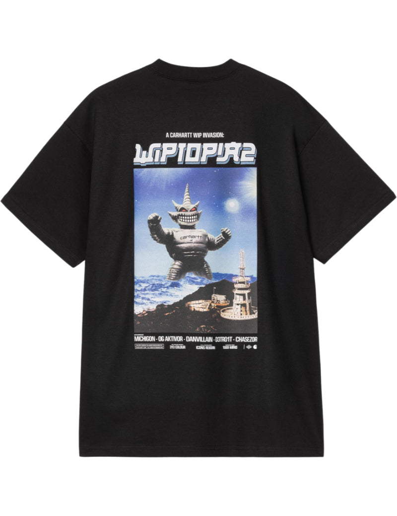 Carhartt WIP S/S Wiptopia II T-Shirt Black Back View