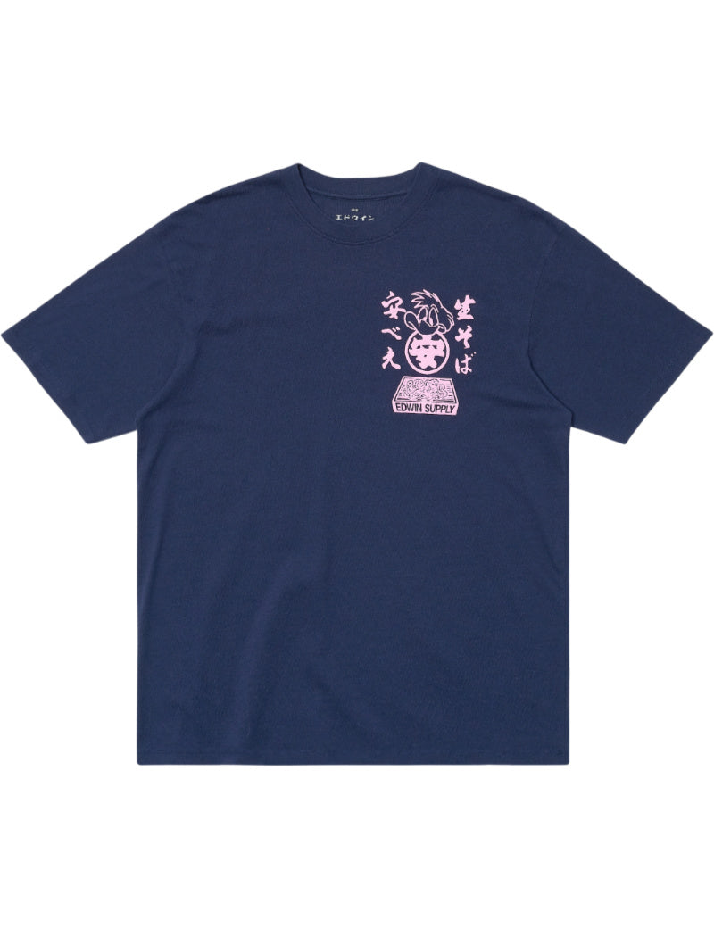 Edwin Soba Yasubé T-Shirt Maritime Blue Main