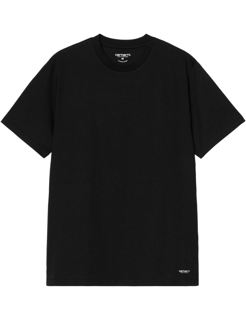 Carhartt WIP Standard Crew Neck T-Shirt Two Pack Black Main