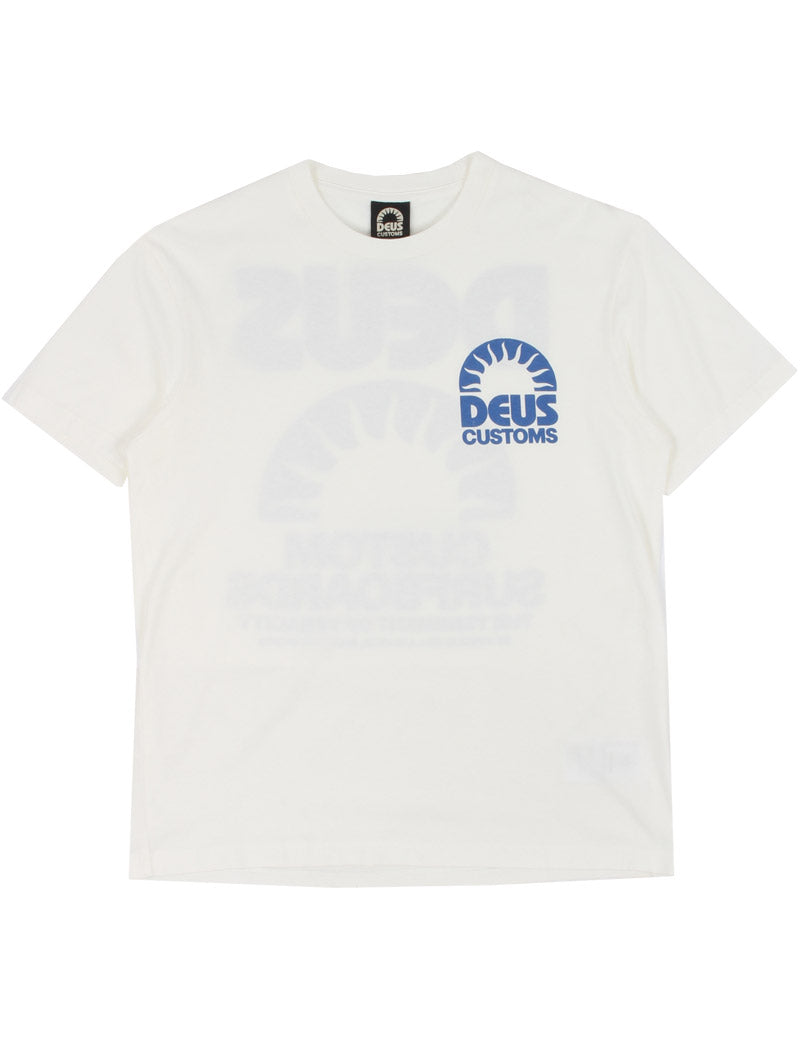 Deus Ex Machina Melodies T-Shirt Vintage White