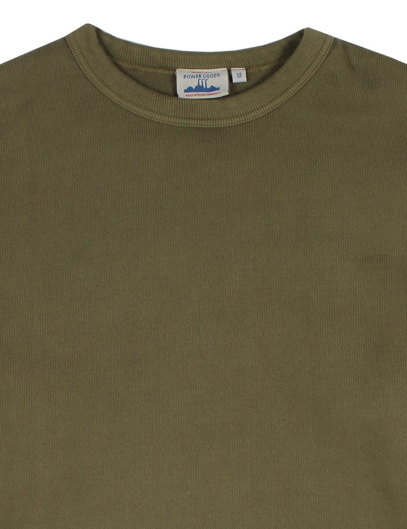 Power Goods Loopback Sweat Olive