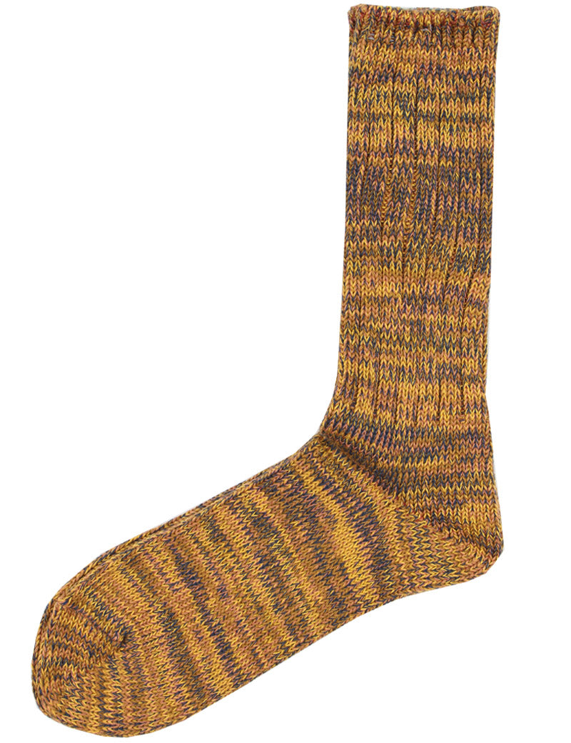 Anonymous Ism 5 Colour Mix Crew Socks Yellow 20