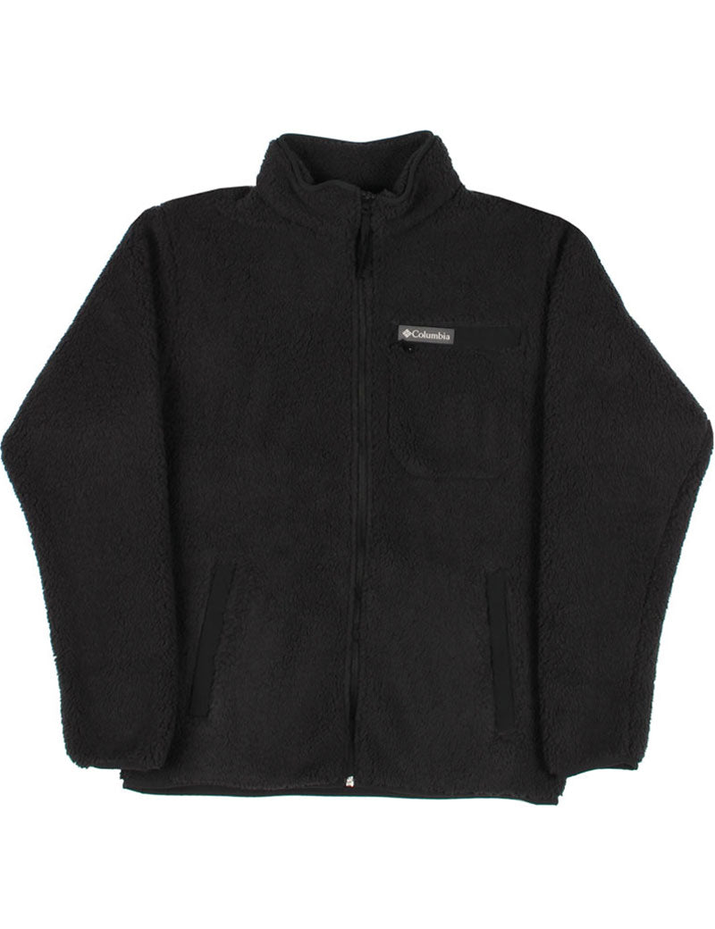 Columbia Men's Rugged Ridge Sherpa Fleece Jacket Black Uniform