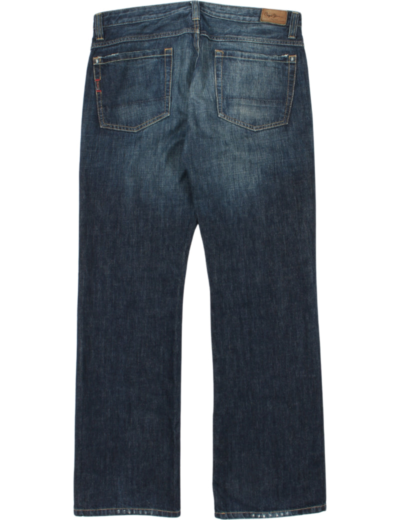Uniform Reworks Pepe Jeans Straight Fit Indigo 36x32