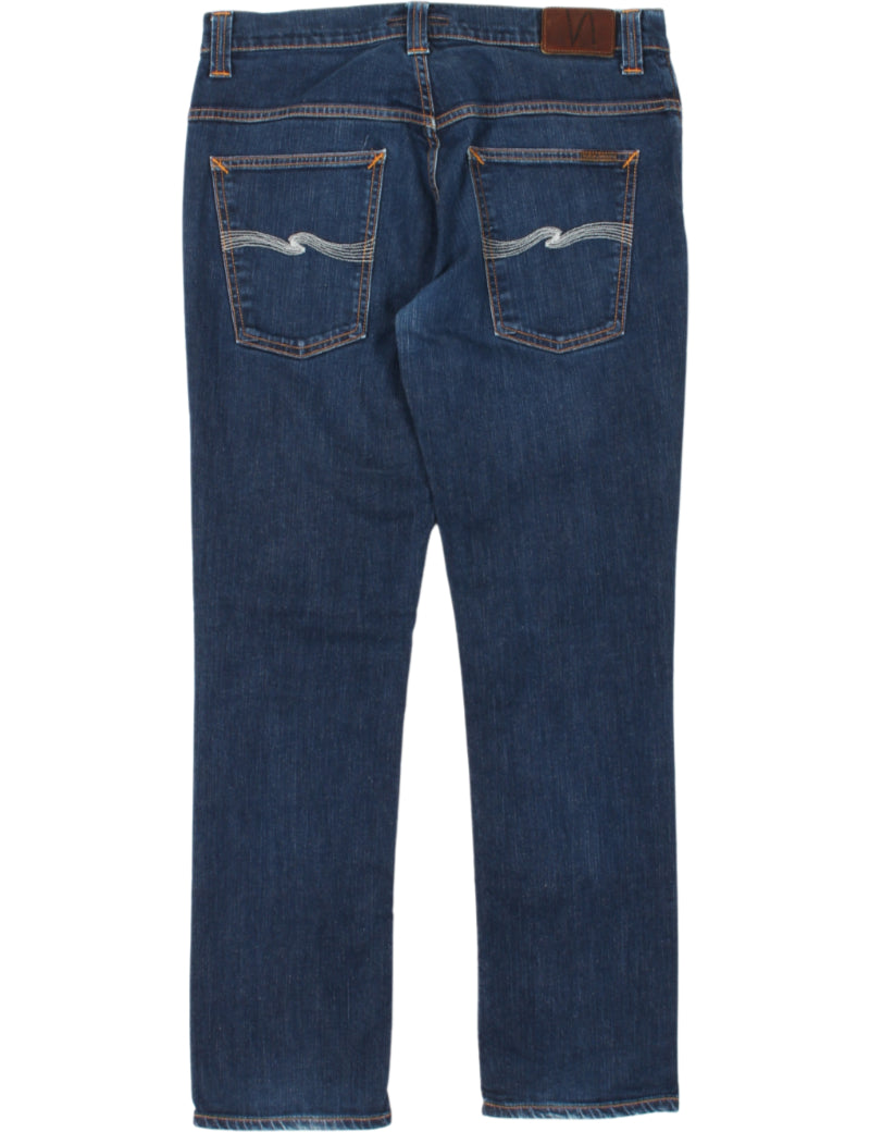 Uniform Reworks Nudie Jeans Thin Finn Indigo 36x32
