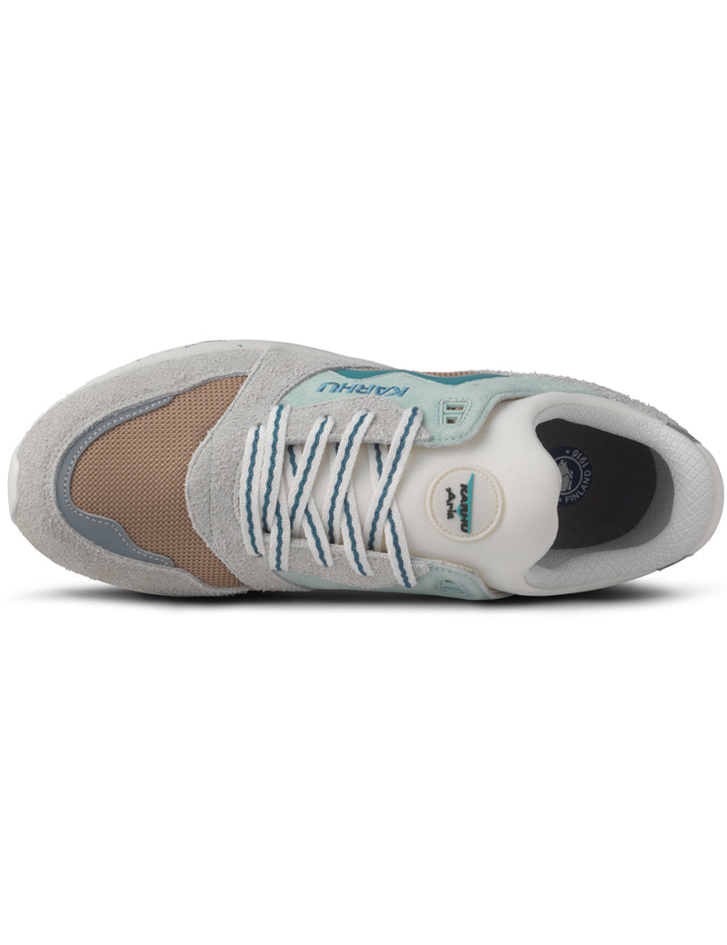 Karhu Aria 95 Trainers Foggy Dew And Brittany Blue Top View