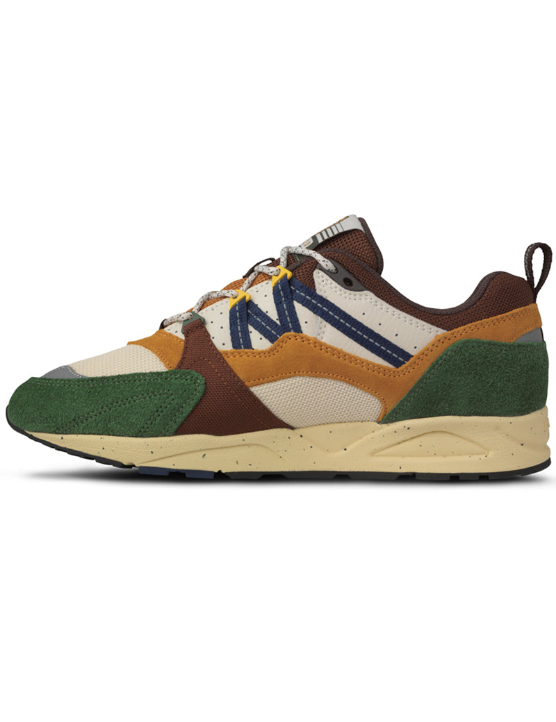 Karhu Fusion 2.0 Trainers Douglas Fir And Navy Peony Inside View