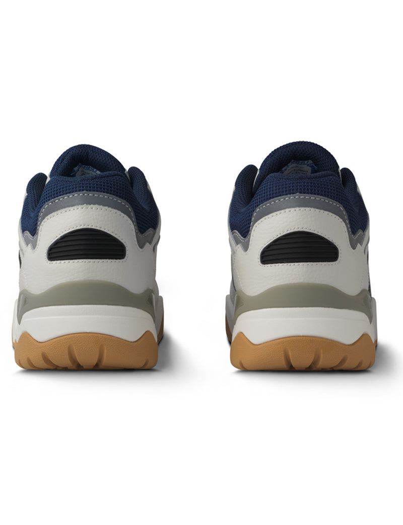 Karhu Fusion XT Trainers Blanc De Blanc And Blue Opal Heel View