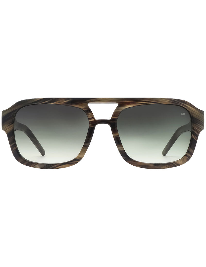 A.Kjaerbede Kaya Sunglasses Striped Horn