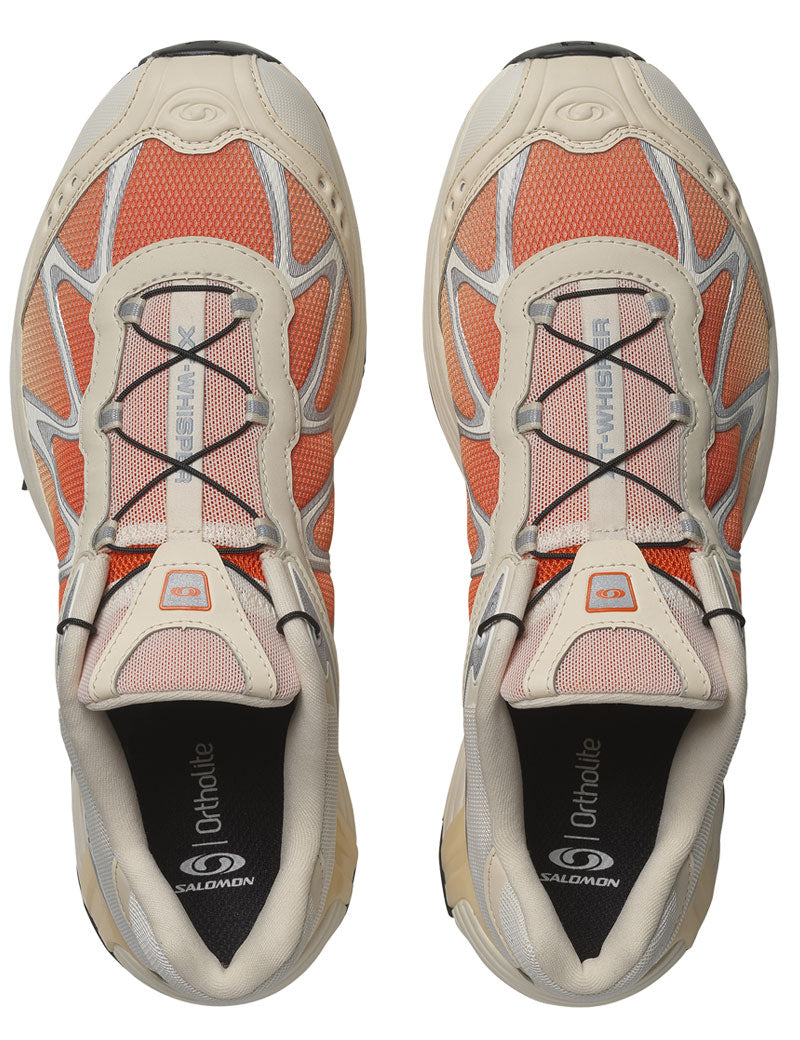 Salomon XT-Whisper Trainers Shortbread Red Orange FTW Silver
