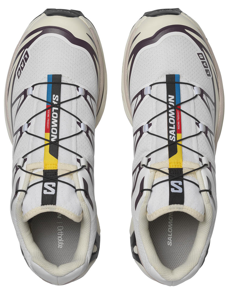 Salomon XT-6 Trainers White Vanilla Ice Plum