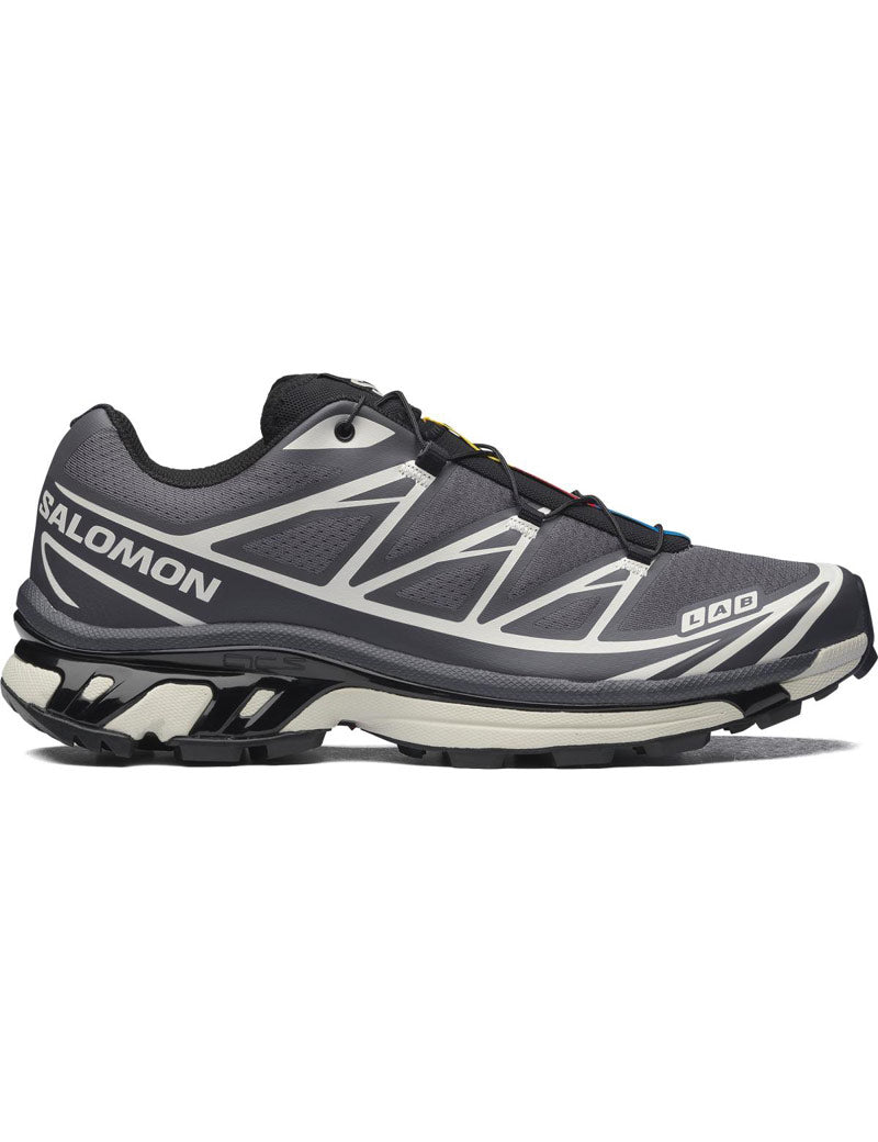 Salomon XT-6 LAB Trainers Black Asphalt Castlerock Side