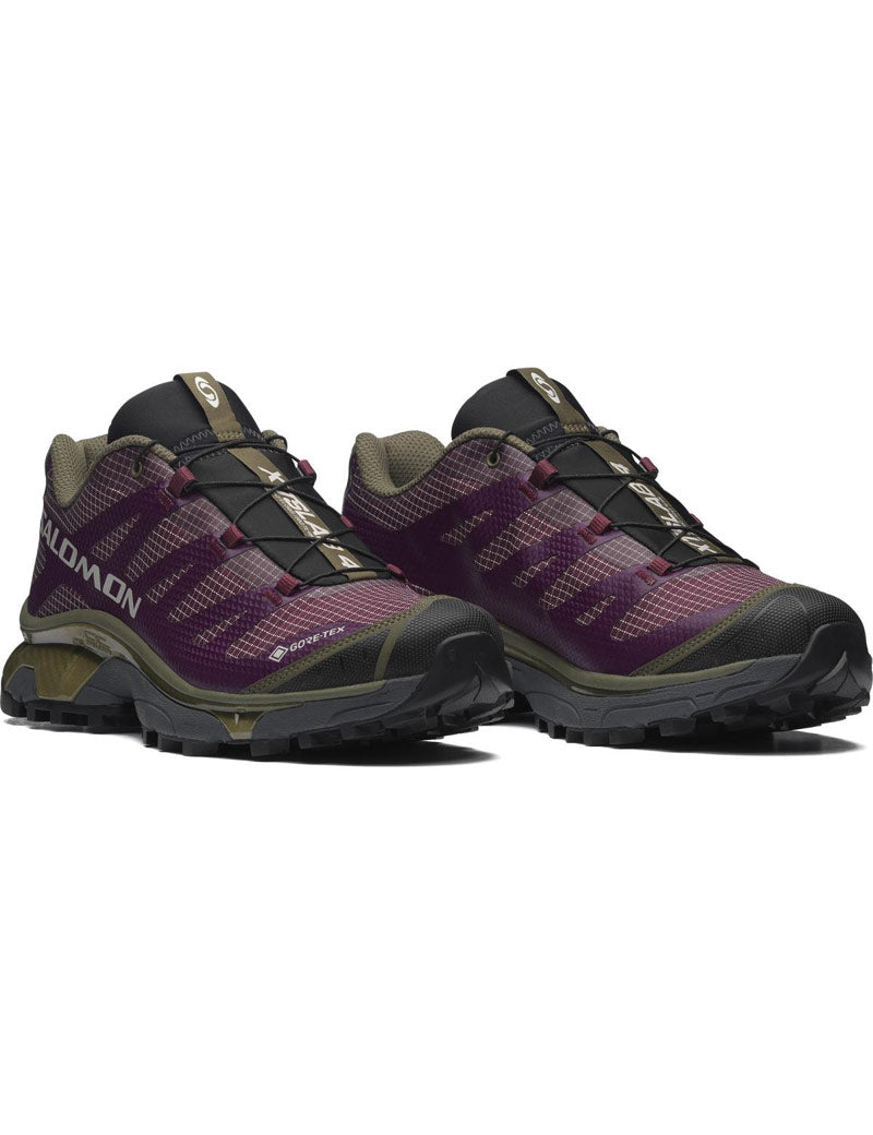 Salomon XT-4 OG GTX Maroon Winter Grape Front Angle