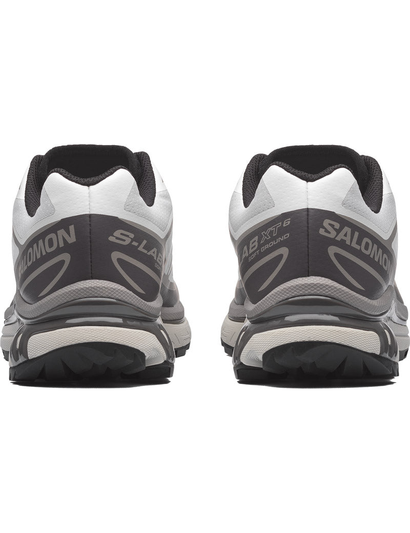 Salomon XT-6 Lab Trainers White, Excalibur And Paloma Heel View