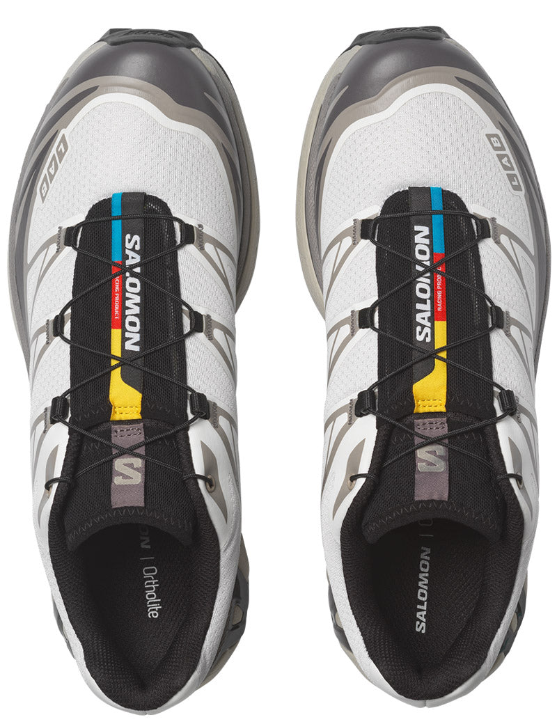 Salomon XT-6 Lab Trainers White, Excalibur And Paloma Lace View