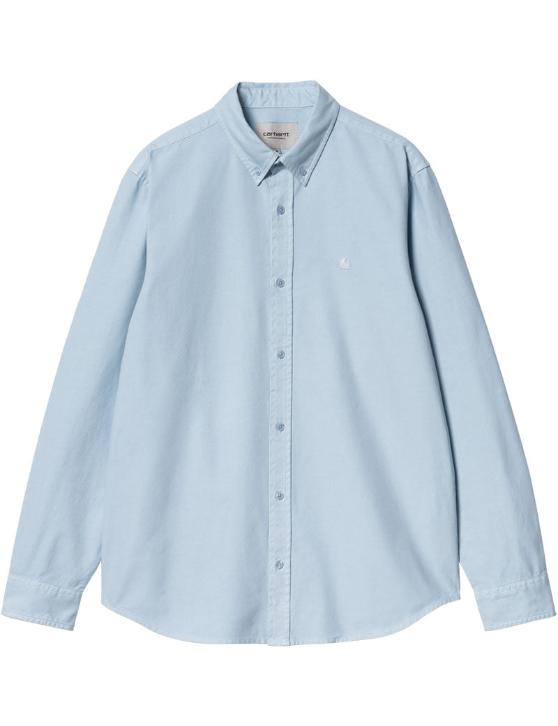 Carhartt WIP Bolton Long Sleeve Shirt Air Sky