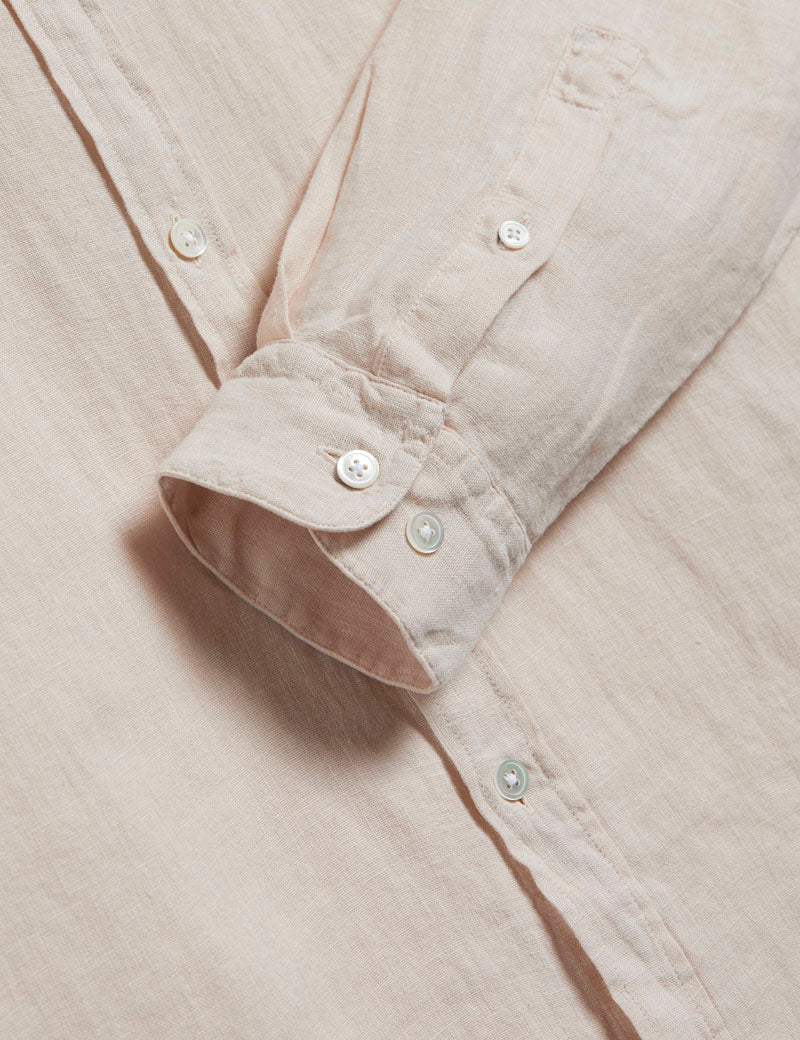 Portuguese Flannel Linen Long Sleeve Shirt Raw