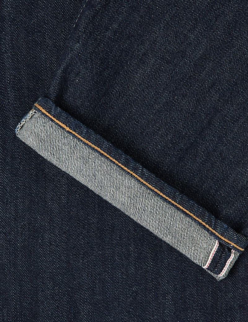 Edwin Loose Fit Jeans Blue Rinsed Selvage Detail