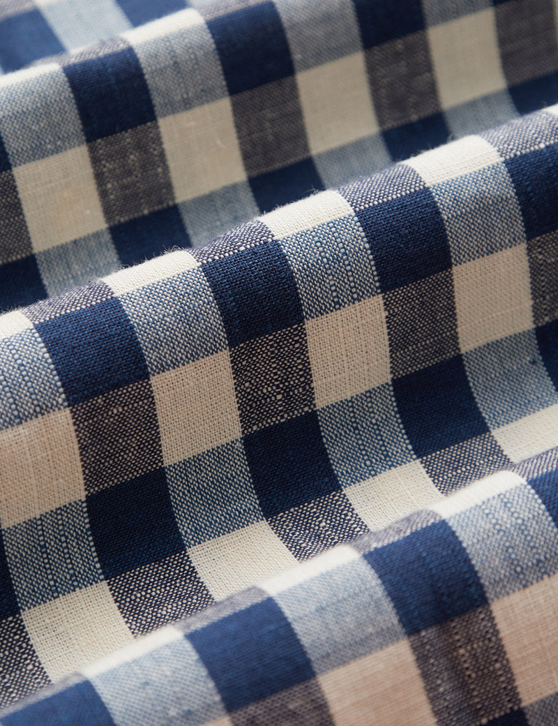 Portuguese Flannel Midwest Short Sleeved Shirt Fabric Detail