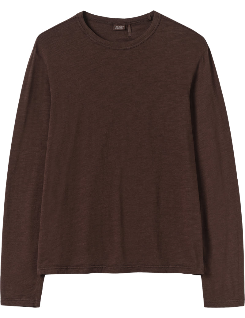 Toast Frank Long Sleeve Cotton Tee Rich Earth