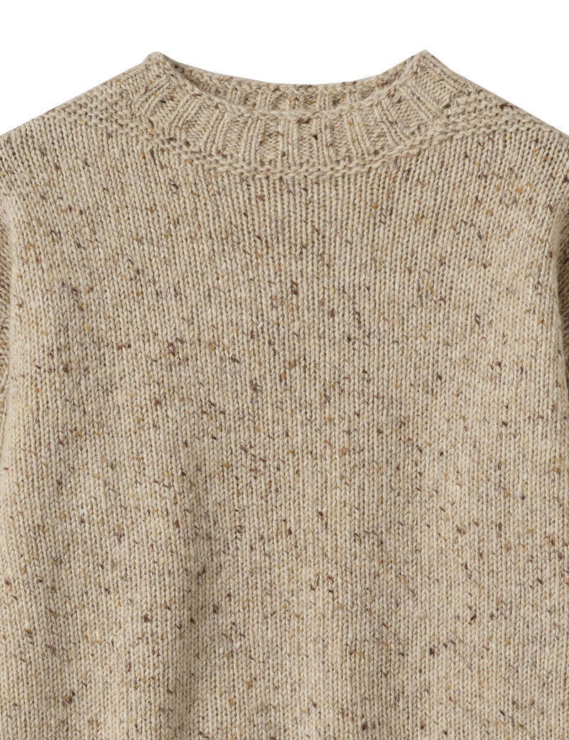 TOAST Finn Donegal Wool Sweater Oatmeal