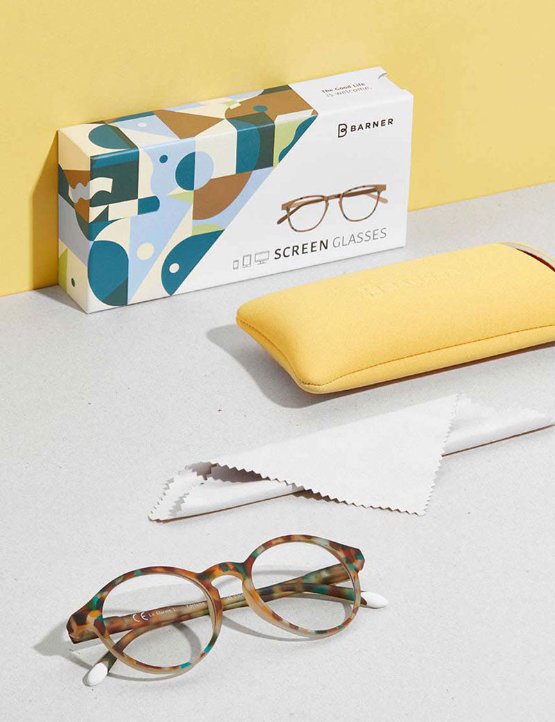 Barner Le Marais Blue Light Reading Glasses Light Tortoise