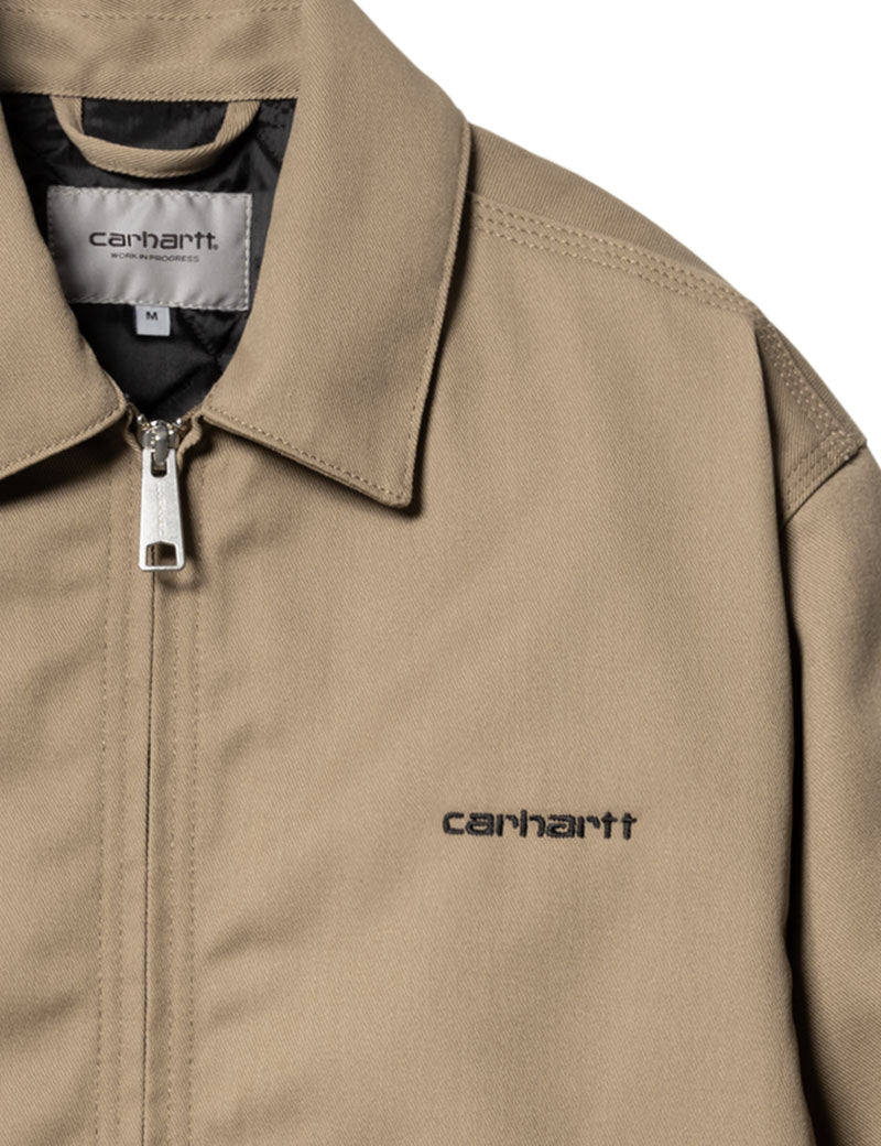 Carhartt WIP Module Script Jacket Leather Black Rigid