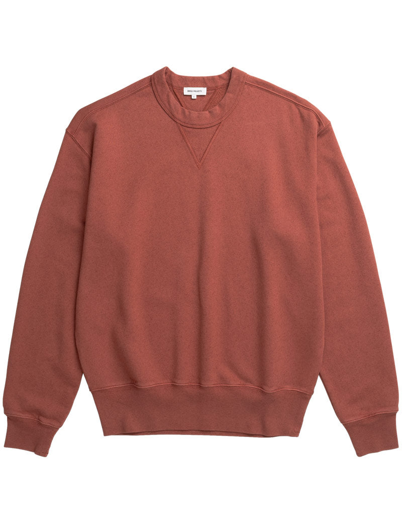 Norse Projects Kulhuse Cotton Linen Loopback Sweatshirt Cowhide