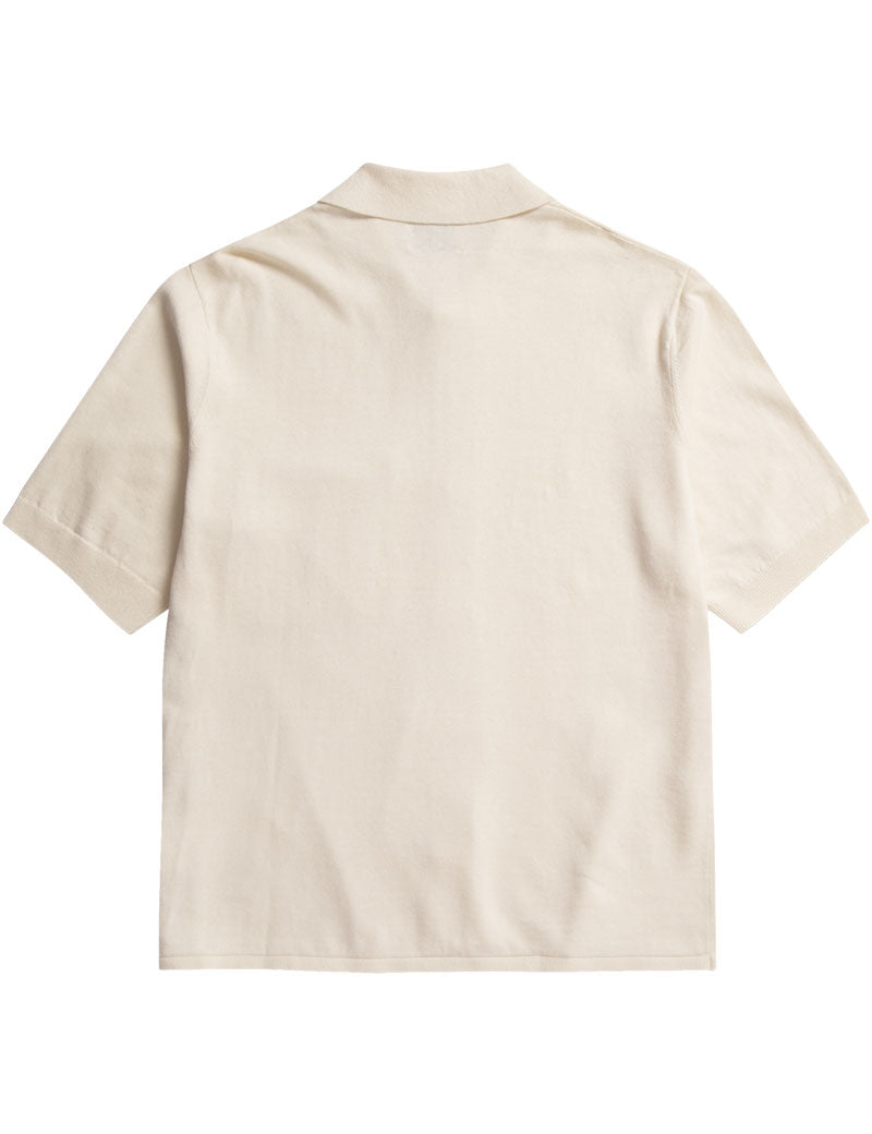 Norse Projects Rollo Cotton Linen Short Sleeved Shirt Kit White